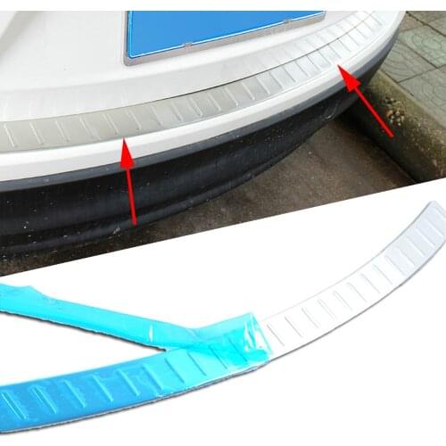 Accessories Fit For Mazda CX-5 KF 2017 2018 2019 Stainless Steel Rear Tail Bumper Lid Stripes Exterior Sill Cover Parts Trim