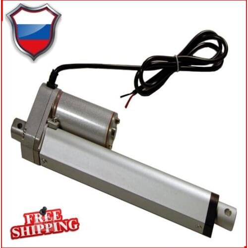 Free Shipping DC 12V / 24V 11 "/ 275mm Linear Actuator, 1000N / 100kg Load Linear Actuator with Mounting Bracket