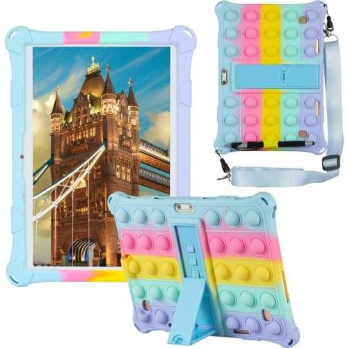 Funda Tablet 10 Inches Stand Cover for 10 10.1 Inch Android for 10 10.1 Inch Android Tablet PC Protective Cover