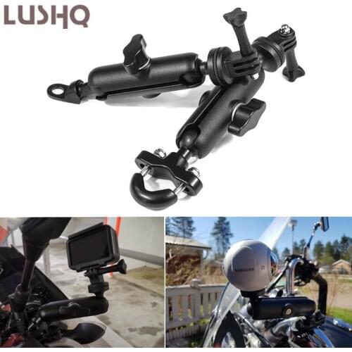 Motorcycle Bike Camera Holder Handlebar Mirror Mount Bracket For SUZUKI GSX750F SV 650 GSF 600 BANDIT GS500 BMW F850GS NINET
