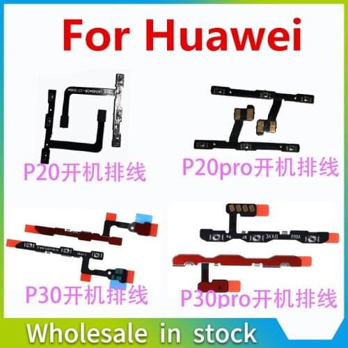 For Huawei P7 P8 P9 P10 plus P20 P30 P20/30pro Power Volume FPC FFC Motherboard Ring Silent Switch Home Menu Button Repair Part