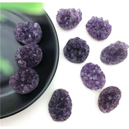 Drop Shipping Cute Natural Crystal Uruguay Amethyst Quartz Crystal Cluster Specimen Healing Crafts Natural Stones and Crystals