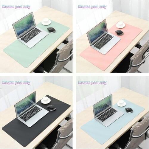 Double-sided Portable Mouse Pad Tablecloth Waterproof Desk Leather Writing Study Inside Game Laptop Keyboard Office Mat Cov U1S4