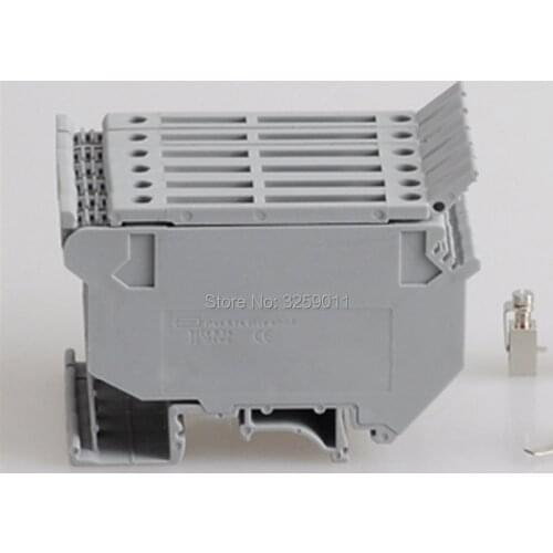 1PCS Contact Type UK 600VAC 4mm Grey Fuse Modular Terminal Block UK5-HESI