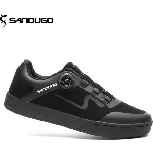 Mens Cycling Shoes Mtb Downhill Enduro Mountain Bike Shoes Compatible with All 2 Bolts Peadls