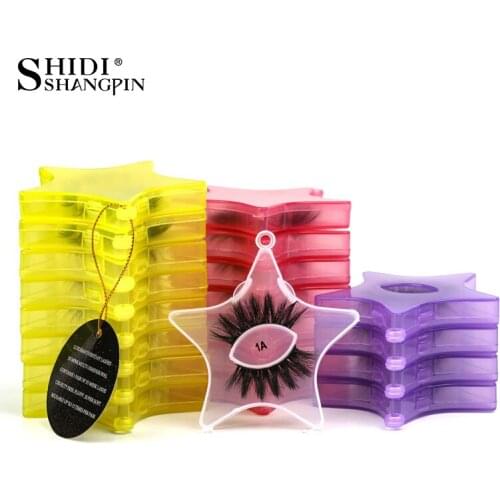 SHIDISHANGPIN Mink Eyelashes 10/20/30/40/50/100Pcs Wholesale Lashes Mink Lashes Natural False Eyelashes Bulk Fake Lash Eyelashes