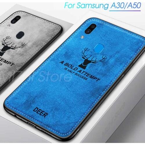 Cloth Texture Phone Case For Samsung A30 Cases For Samsung Galaxy A50 A40 A30 A10 A70 Cover Cases On A 10 30 40 50 70 Coque Capa