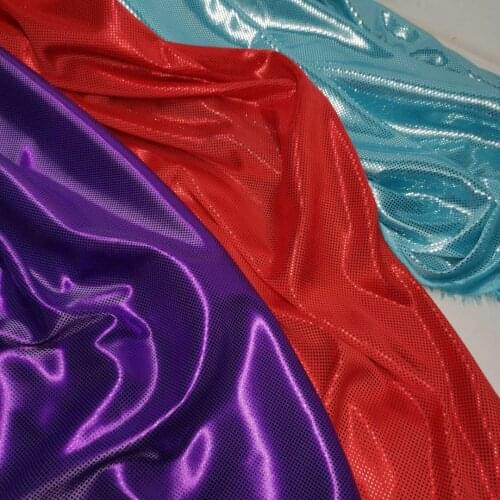 Decoration Fabric Glossy Poly Fabric Dot Bronzing Party Material for DIY Stage Cosplay Costume 1 Yard