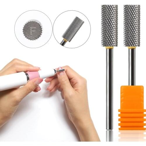3/32" Tungsten steel Carbide Nail Drill Bits Nails Electric Drill Manicure Machine Accessory Gel Removal