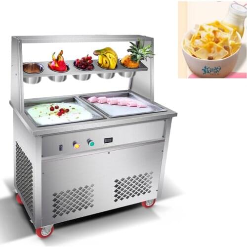 High Efficiency Fried Ice Cream Machine Roll / Fried Ice Cream Roll Machine / Ice Cream Fried Machine