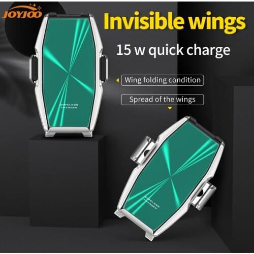 15w Car General Wireless Magnetic Charger Mobile Phone Holder Automatic Induction Opening and Closing