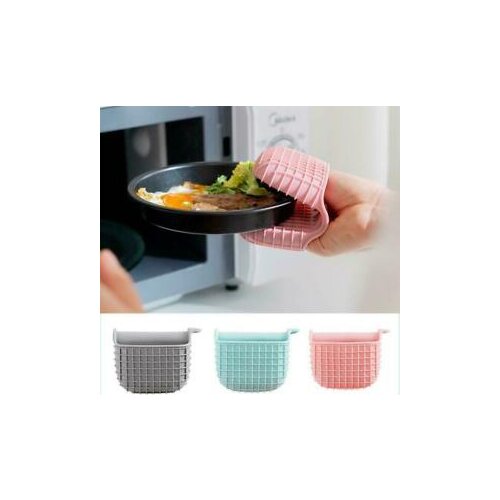 1/2pcs Kitchen Silicone Heat Resistant Gloves Anti-scald Mitts Gloves Household Bowl Oven Microwave Hand Clip Baking Tools