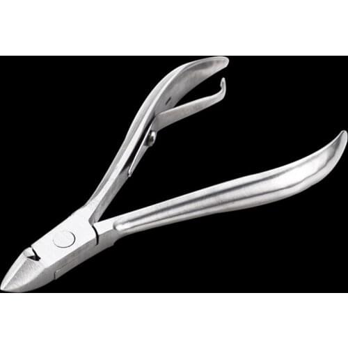 1Pc Professional Cuticle Scissor Fingernail Cuticle Nipper Trimming Stainless Steel Nail Clipper Cutter Plier Manicure Tool 9cm