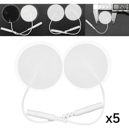 10x Reusable Tens Pads For Acupuncture Therapy Tens Massagers Unit