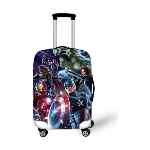 18''-32'' Super Hero Elastic Luggage Protective Cover Trolley Suitcase Dust Bag Case Cartoon Travel Accessories