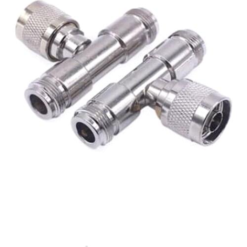 200PCS JX connector N male to 2 female 3 way adapter N male T type N male to 2 N female RF connector fast ship