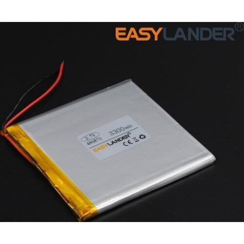 486870 3.7V 3300mAh Polymer Li-ion Battery For Bluetooth Notebook Tablet PC iPAQ E-Book Power Bank PDA Portable DVD