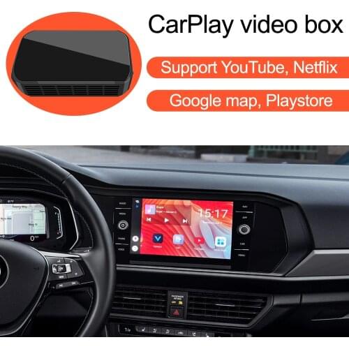 Wireless CarPlay Ai Box Supports YouTube Netflix Video BT GPS Navigation, for Ford Mustang Focus Taurus Chevrolet with CarPlay