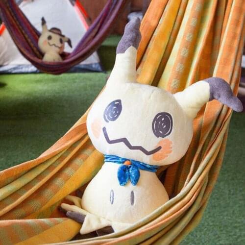 Big 38cm Mimikyus Night Camp Stuffed Plush Dolls Toy Halloween Mimikyu Pokemoned Plush Toys Christmas Gifts for Children Girls