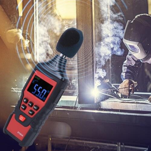 ST6824 Digital Sound Level Meter Decibel Meter Voice Tester Noise Decibel Monitor Measuring Tool 30-130dB Noise Meter