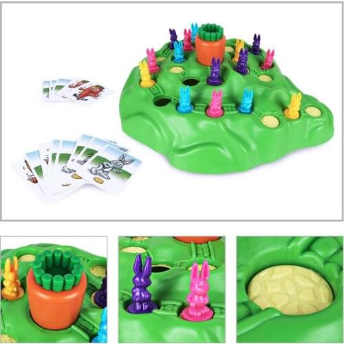Childrens Puzzle Game Rabbit Cross Country Competition Parenting Intelligence Board Game Family Party Game