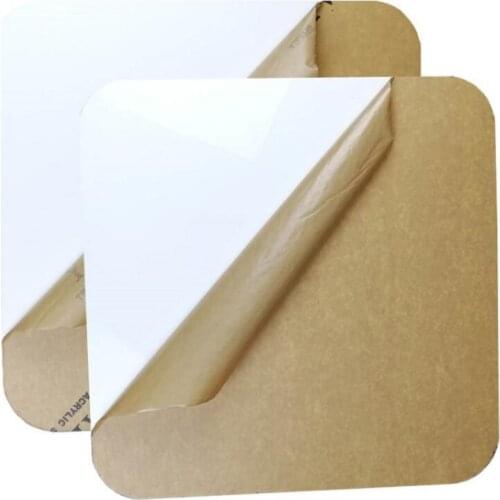 Two Sides Matte Pure White Acrylic Sheet Frosted Opaque Cast Plexiglass Plastic Plexi Glass Board For Craft,Signs,DIY Display