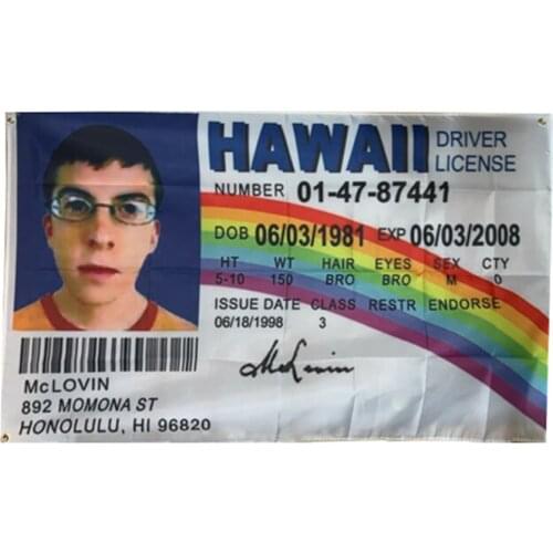 90x150cm 3x5 ft McLovin Flag