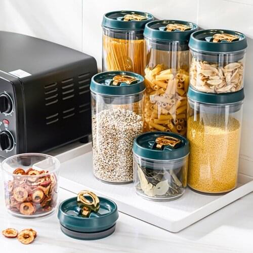 Kitchen Food Grade Sealed Bottles Jar Grain Storage Box Multi-Specification Moisture-Proof Plastic Aairtight Bottle