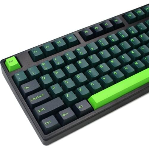 GMK Color Waves Double Shot Cherry Profile 165 PBT Non Shine Through Keycaps For Mechanical Keyboard GH60 GK64X KBD75 YMD96 GK61