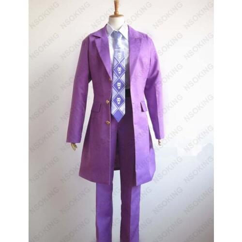 Anime JoJos Bizarre Adventure Kira Yoshikage Cosplay Costume Custom-made