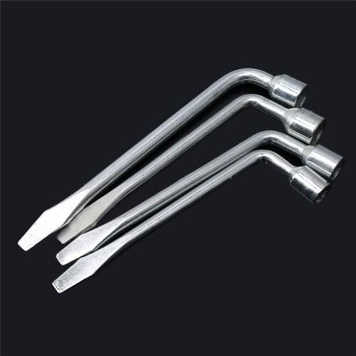 L-type Car Tire Sleeve Wrench Tire Wrench Labor 17mm 19mm 21mm 22mm Flat Head Crowbar Wrench Tire Lever Auto Repair Tools