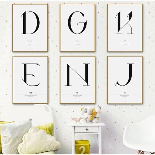 Living Room Couples Wall Art Painting Home Decor Quote Words Nordic Style Canvas Painting Simple Love Posters and Prints for