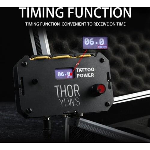 The THOR New Design Wireless Tattoo Power Supply For Permanent Makeup Rotary Machine Tattoo Gun