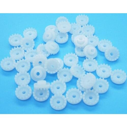 C152A 0.5M Plastic Crown Gear Toy DIY Model Accessories 15 Teeth Tight for 2mm Shaft Gears 100pcs/lot