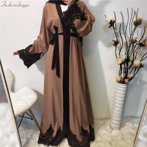 Ramadan Eid Abaya Kimono Dubai Turkey Hijab Muslim Dress Caftan Marocain Kaftan Islamic Clothing For Women Islam Robe Musulman