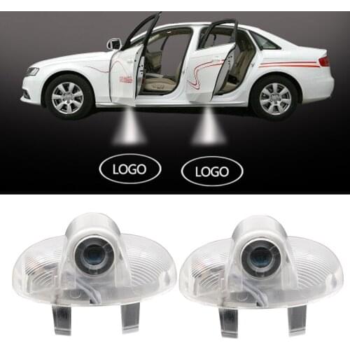 QCDIN Pair for MAZDA LED Car Door Welcome Light Logo Projector Light for MAZDA6 RX8 ATENZA CX-9 RUIYI MAZDA8 MPV