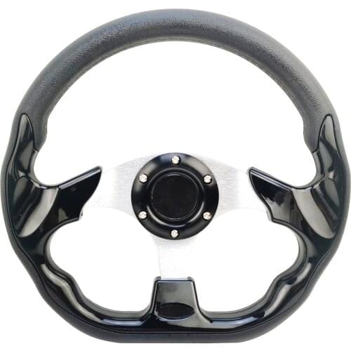 SANJODS Sports Steering Wheel Golf 7 Modified Steering Wheel 13 Inch 320mm Aluminum Moving Rudder