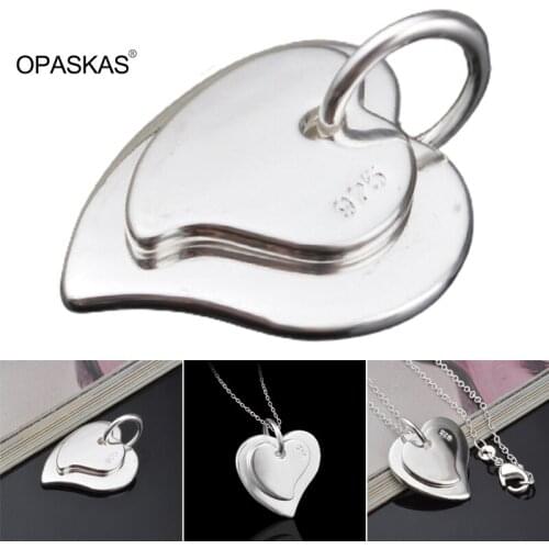 Women Necklace Beautiful Heart Necklace for Mom Love Shaped Necklace Romantic Fashion Classic Pendant Chain Necklace VL