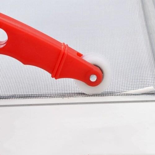 1pcs Rubber Gauze Wheel Window Install Tool Plastic Handle Door Window Screen Installation Hand Spline Roller Home Accessories