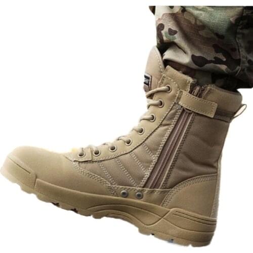 2021 Genuine summer tactical army fans high help desert combat boots tactics SWAT outdoor mens climbing shoes