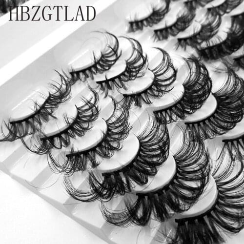 240 Pair 3D Mink Eyelashes Fluffy Dramatic Lashes Makeup Mink Eyelashes wisy Natural Long False Eyelashes Thick Fake Eyelashes