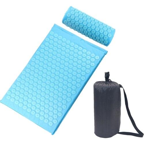 3pcs/Set Acupuncture Acupoint Massage Pillow Relaxation Relief Stress Yoga Pad Spike Relieve Neck Stress Pain Cushion