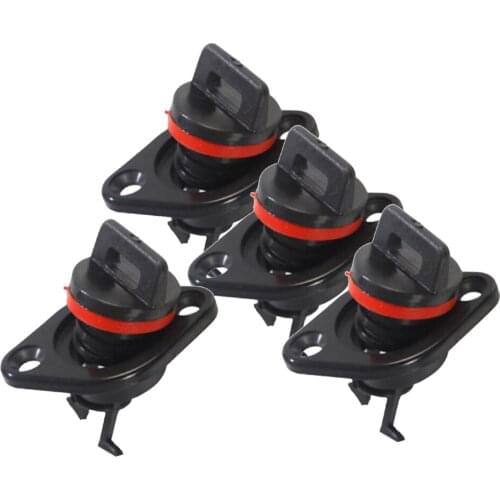 4 Pieces Nylon Oval Garboard Drain Plug Boat Fits 1'' Hole Thread for 3/4