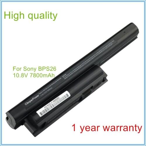 7800mAh 10.8V VGP-BPL26 battery VGP-BPS26 FOR Series EG EH EJ CB VPCEG VPCEH VPCEJ VPCCB Series