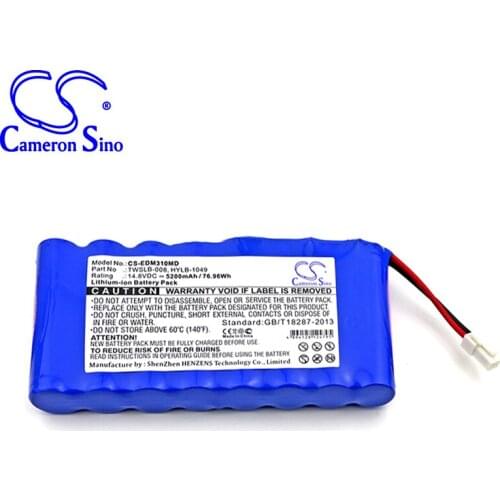 Cameron Sino 5200mah battery for EDAN M3 HYLB-1049 TWSLB-008 Medical Battery