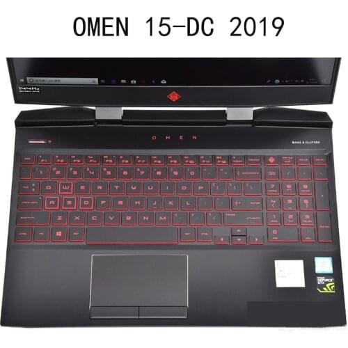 Keyboard Covers for HP OMEN 15-DC 15-DH series DC0005TX dh0135tx 15.6 inch gaming 2019 anti dust Transparent Silicon clear new