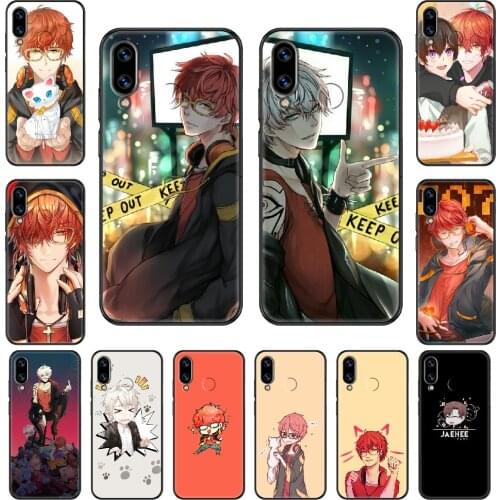 Anime 707 Mystic Messenger Phone case For Huawei Honor Mate 5 7 8 9 10 20 i A X Lite Pro black soft coque pretty Etui art cover