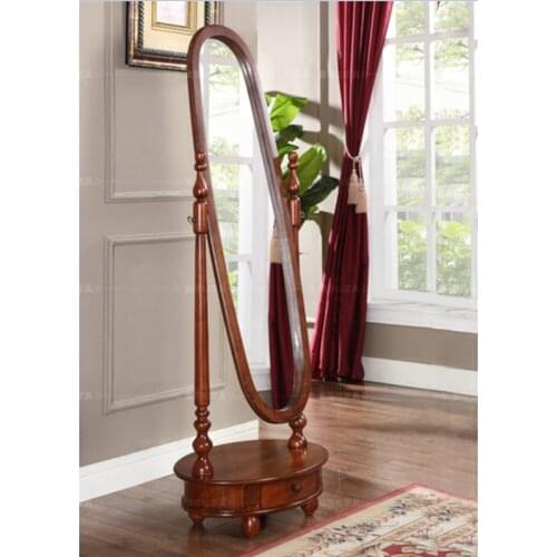 Wooden mirror bedroom full body mirror and standing mirror WA634