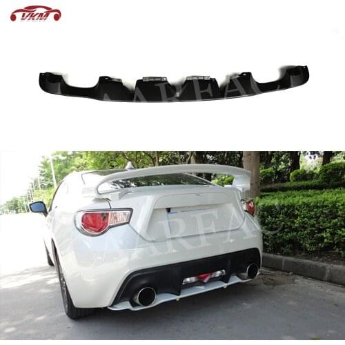 Carbon fiber Material Rear Bumper Diffuser Lip Spoiler For Toyota GT86 For Subaru BRZ J Style 2014-2016 Auto Car Decoration