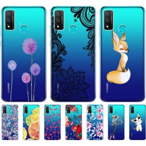 For Huawei P smart 2020 Case Soft Tpu Silicon Back Phone Cover On PSmart 2020 POT-LX1A 6.21" Capa Bumper Protective Coque Funda